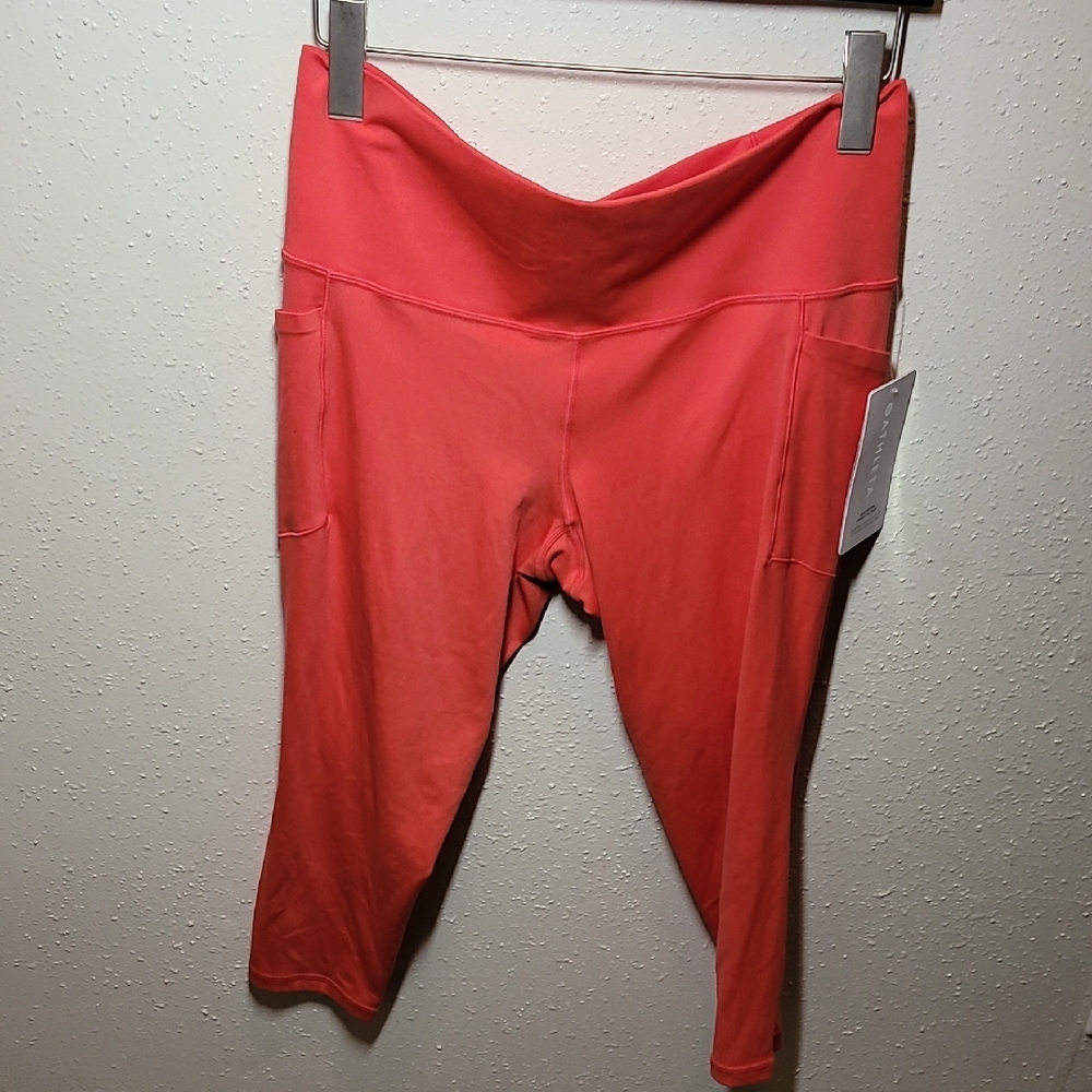 Athleta Vibrant Coral Leggings